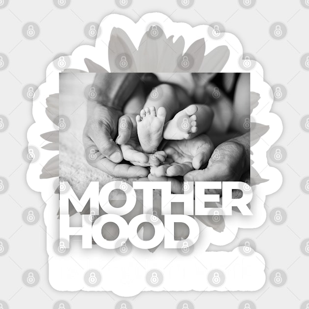 Motherhood is kingdom work Sticker by dudelinart